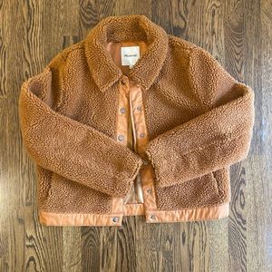 Madewell Sherpa Teddy bomber, L